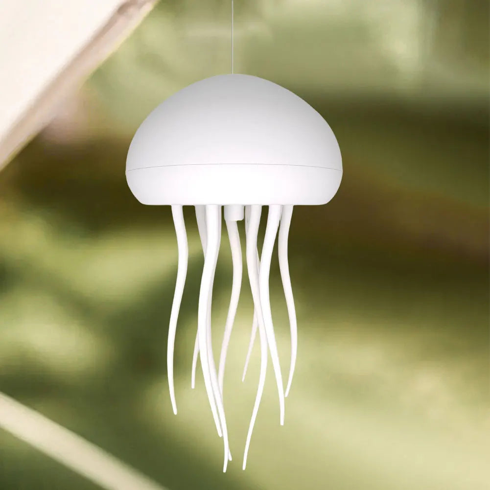 Cartoon Jellyfish-Shape Night Light Voice Control Type-C Charging LED Ambient Night Lamp RGB Gradient for Holiday Children Gifts